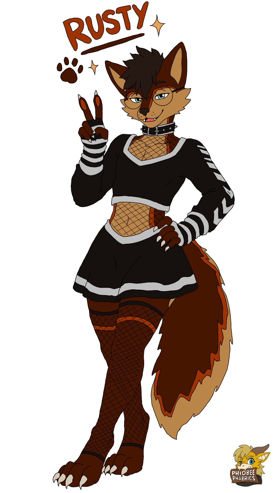 Portrait of Rusty The Fox